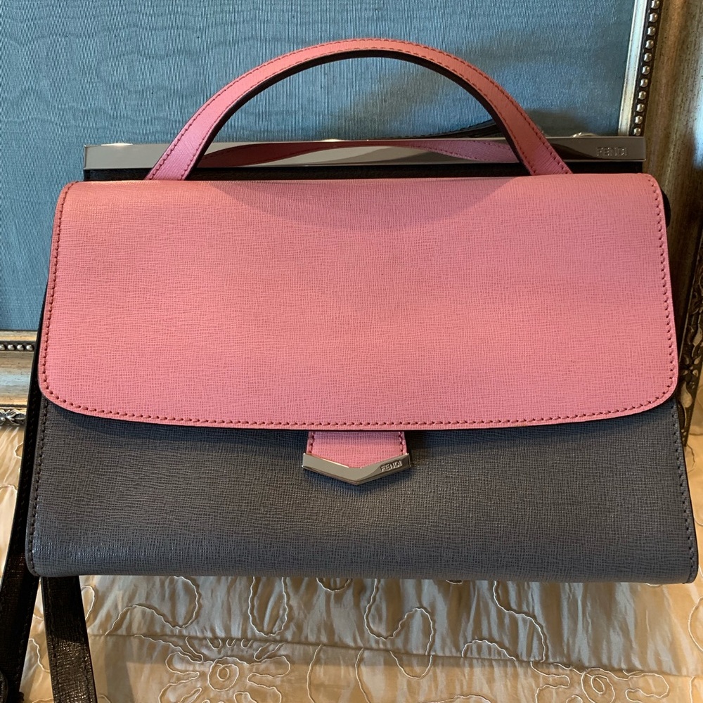 Authentic Fendi Tri color Demi Jour handbag - Picture 3 of 8